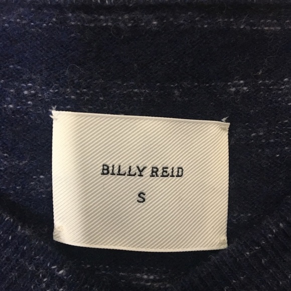 Billy Reid Sweater Wool Pullover V Neck - S - Picture 5 of 8